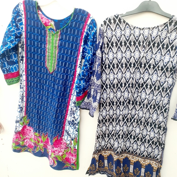 3 Ladies BOHO floral Retro Sleeve Mini Dress Tunic - Picture 3 of 9